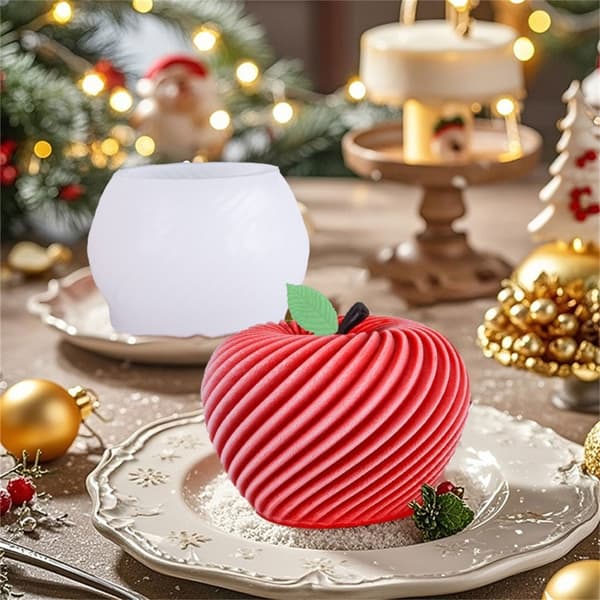 Non-stick Silikone Frugtkageforme Spiraldesign til Feriefestdessert