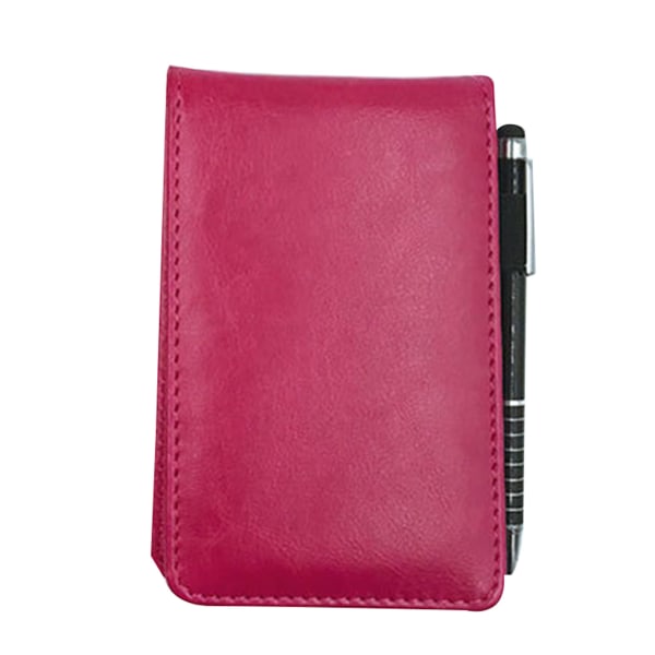 A7 Journal Notebook PU- cover Memo Anteckningsblock med Stylus Penna Multi 50 fodrat papper för kontorsarbetsstudie