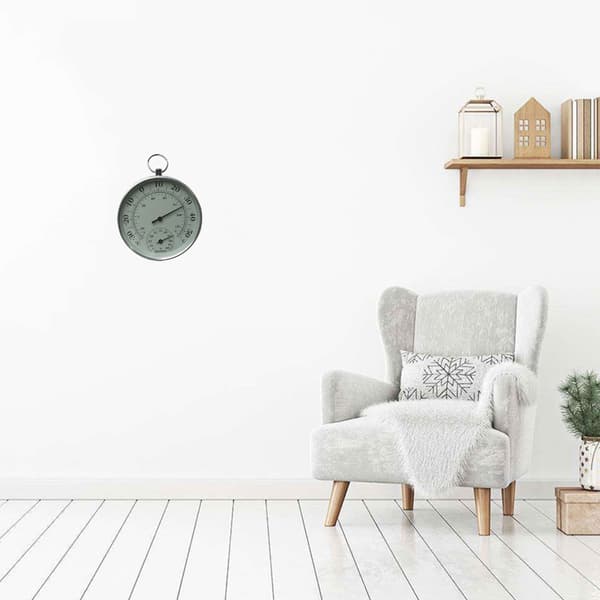 Inomhus Utomhus Termometer Hygrometer Temperatur Luftfuktighet Väggtermometer