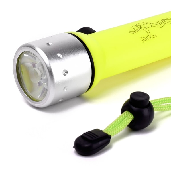 Professionell LED vattentät Scuba Diver Dykning Ficklampa Underwater Flash Light Torch