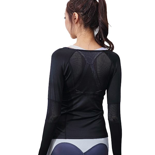Running Tops -paita, jossa peukalonreikä Fitness -t-paita harjoituskuntosaliharjoittelujoogaan