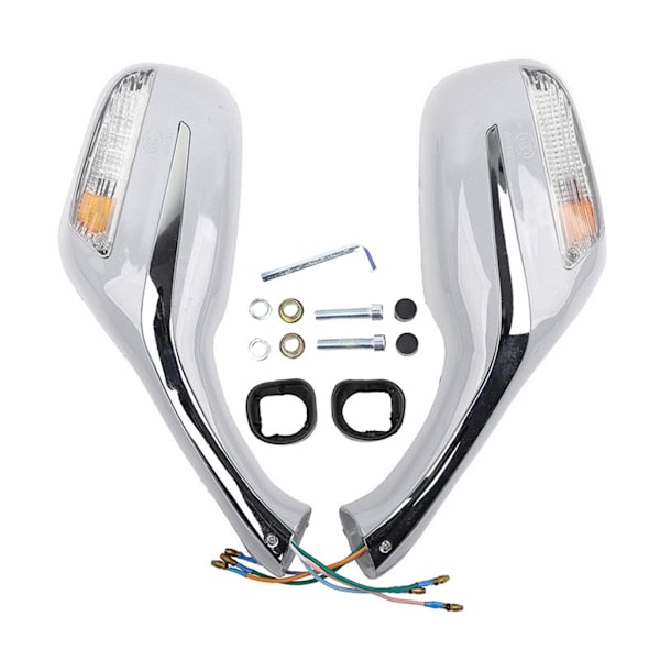 Motorcykel LED forreste blinklys, set bagfra, sidespejle, Universal Motorcykel modifikationsspejle