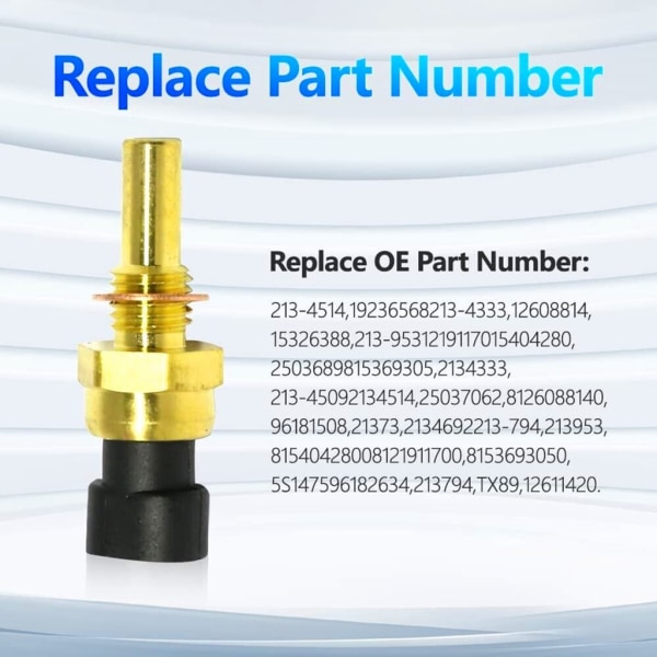 Universal av motorkylvätskans temperatursensor 213-953 213-4333