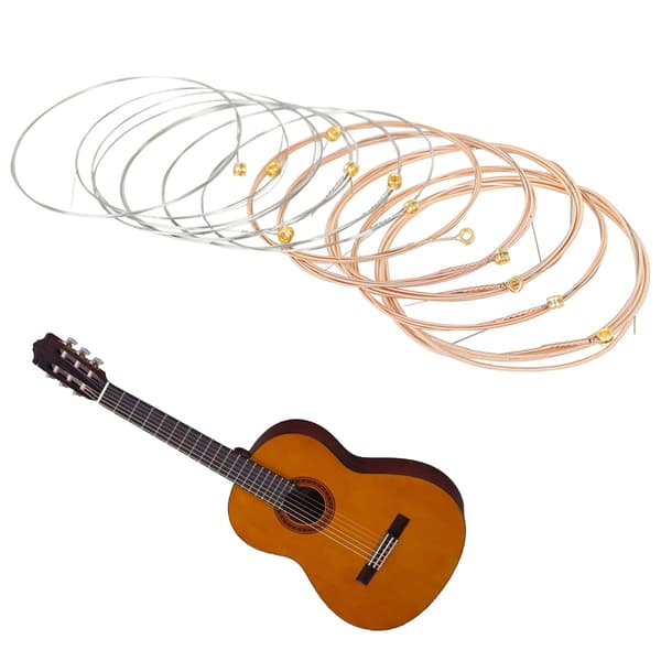 12 st Akustiska Gitarrsträngar för 12-strängad Klassisk Gitarr Tillbehör