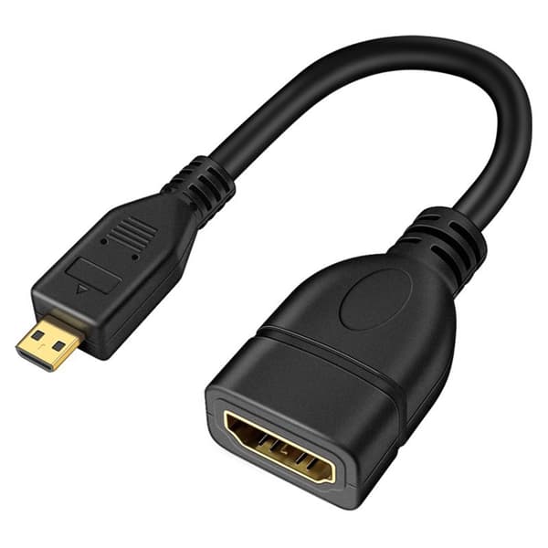 MicroHDMI Han til Hun Stik til 4K Videostreaming
