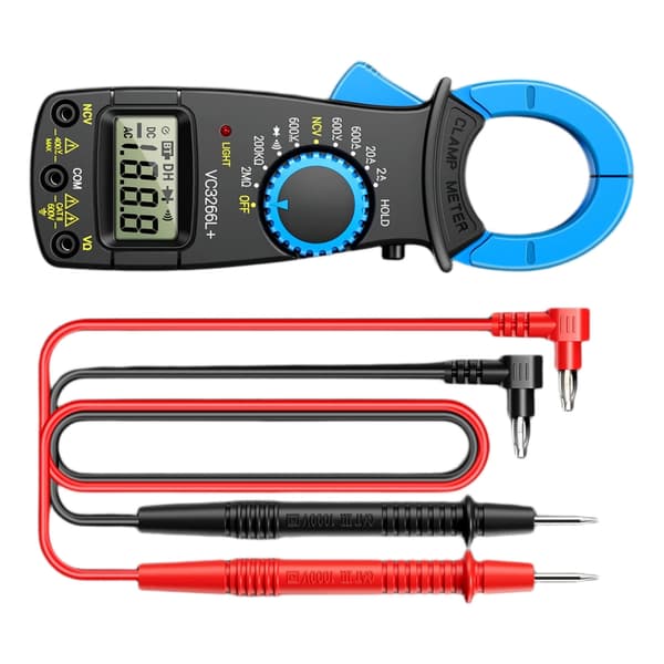 True RMS Digital Tangamperemeter 0-600V 600A Voltmeter Tang Amperemeter 1999 Tællinger