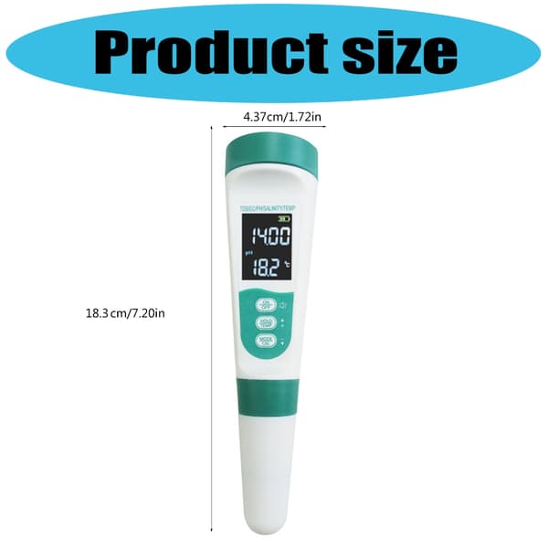 Bright Voice Allowed Water Inspector 5 Functions With Auto Calibration For Individual Lab