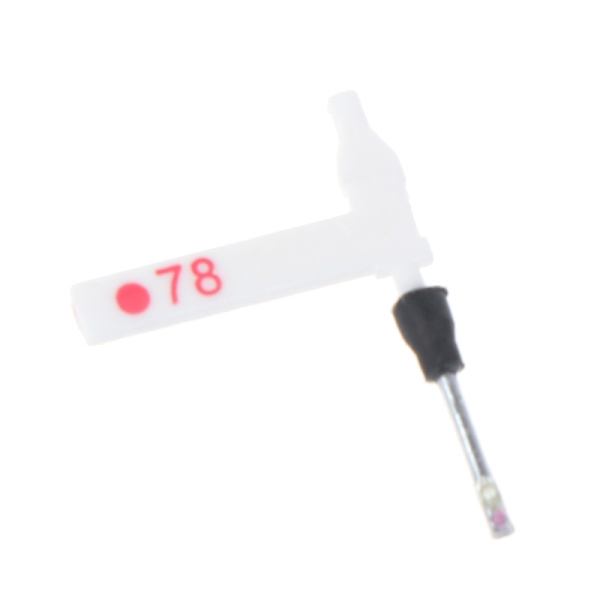 Dual Stylus-platespiller Bytt ut Stylus for berøringskassetten Doble Ruby og Sapphire Stereo Stylus-nåler med spiller