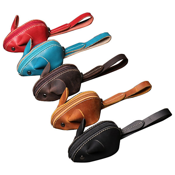 Key Plånbok-fodral Small Change Earphone Organizer Väska för vuxna barn Slumpmässig färg