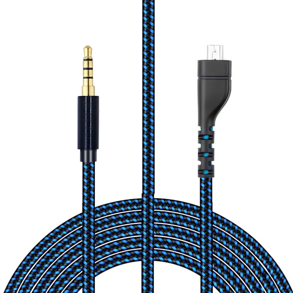 Erstatningshodesettledning Lydkabel for Arctis 3 5 7 Pro Headset Stereo-ledning