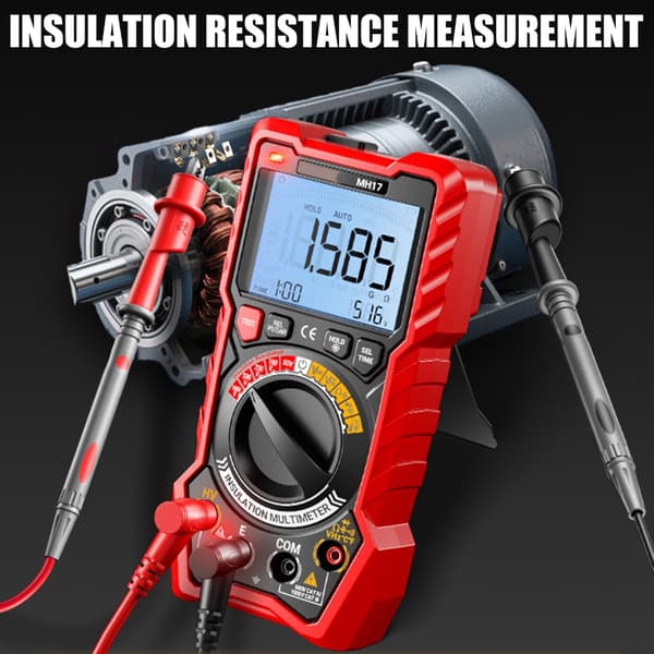 Digitalt multimeter transistor-tester elektrisk NCV-testmåler TrueRMS