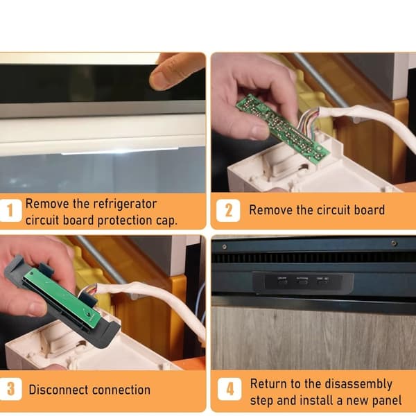 Køleskab Kontrolpanel Kit Egnet Til Flere Apparatmodeller