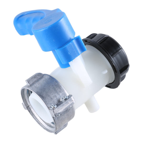 DN40 Fjärilsventiler Brytare 62mm IBC Tankar Adapter Kranrör Anslutning