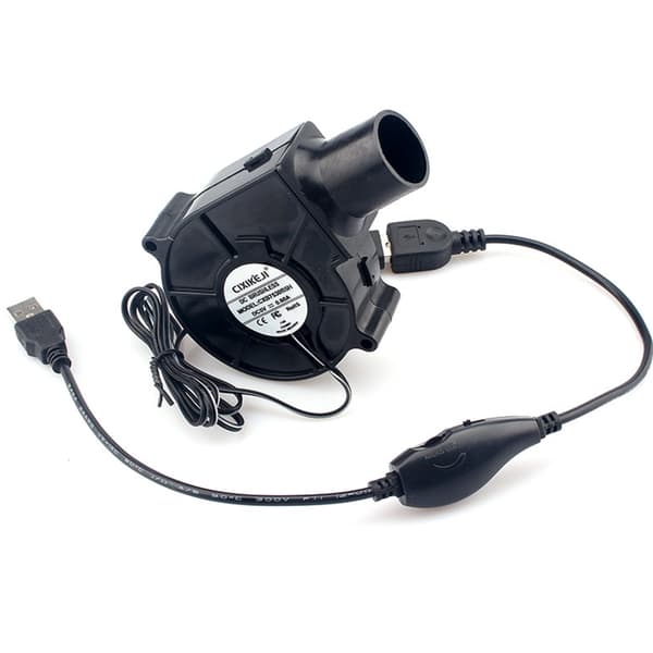 3700RPM Turbofläkt för utomhusmatlagning - 5V USB-driven med hastighetskontroll