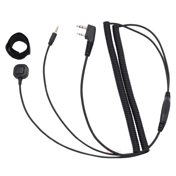 Ljudadapter för headset Bluetooth-kompatibel anslutningskabel för tvåvägsradio