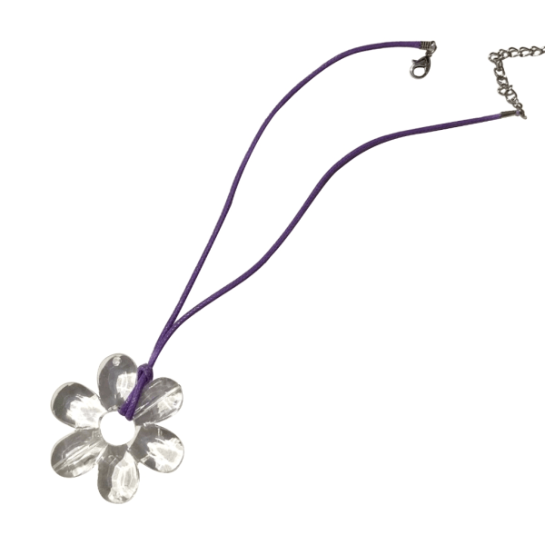 Flower Heart Halsband Läder Rep Halsband Krage för flicka Streetwear Chocker null - A