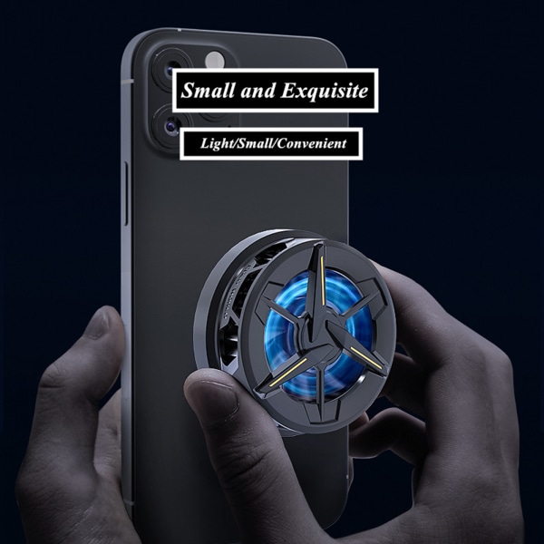 CX01 Phone Game Radiator Magnetisk sug Halvledare Kylning Kylning Artefakt Fläkt för spelande spelare
