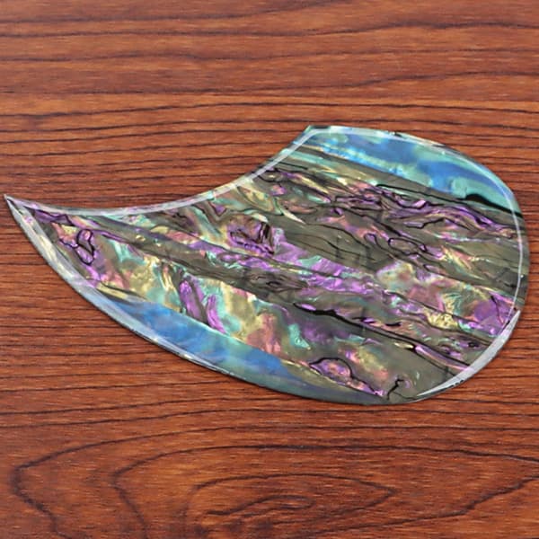 Plektrumskydd Färgglatt Sköldmönster Gitarr Faceplate för Gitarr