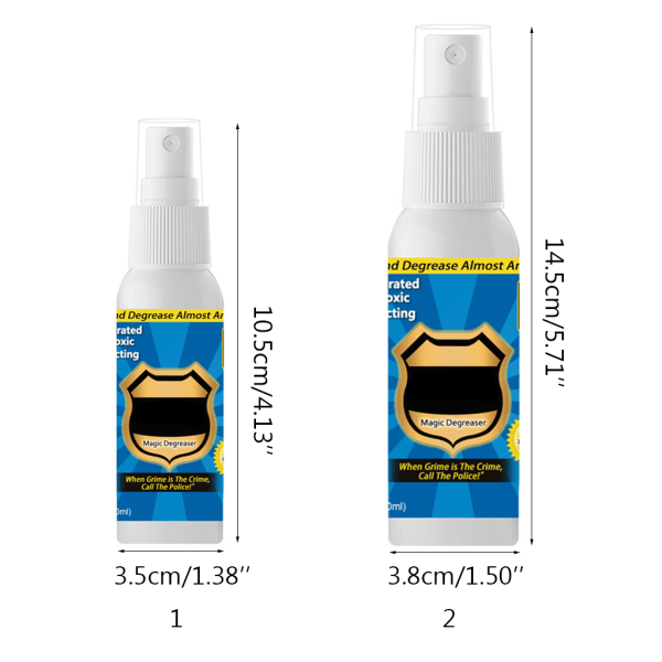 30/100 ml Safe Grease Magic Degreaser Super Concentrated Degreaser Cleaner Spray null - 2