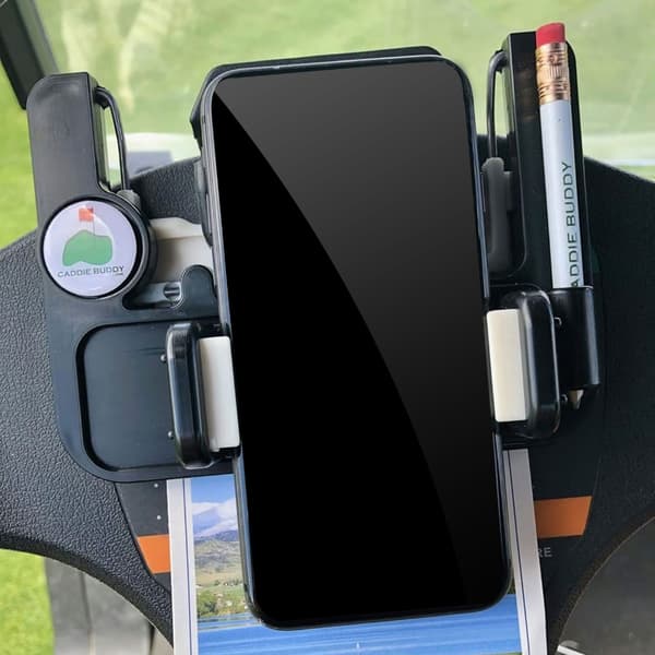Golfbil Telefonhållare Unik Golfpresent Golfbil Ratt Telefonfäste