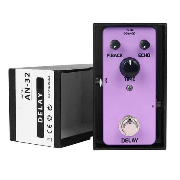 DC9V Mini Single Effect Pedaler Gitar Delay Pedal Delay Gitar Effektpedal