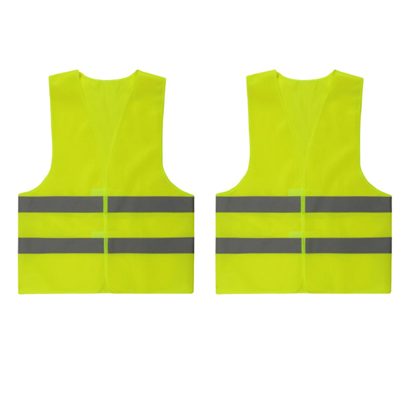 Mesh Universal bilsäkerhetsväst för förare Arbetare Lantmätare Volontär Crossing Guard Konstruktion Hög synlighet