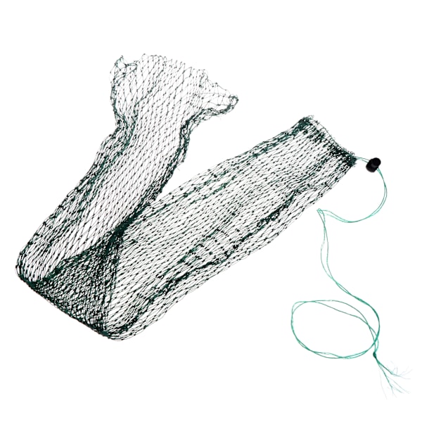 Fiskenet fælde nylon mesh støbt fiskeri tilbehør enkel belastning fisk taske tackle 1m