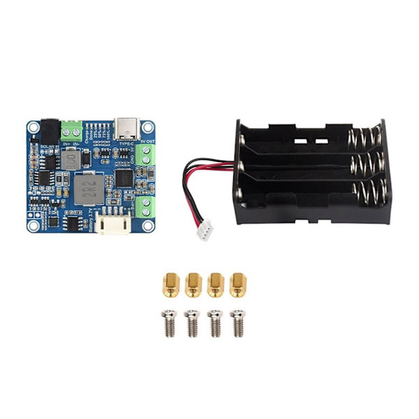 Solar Power Manage Module støtter 6V~24V solcellepanel TypeC strømadaptere
