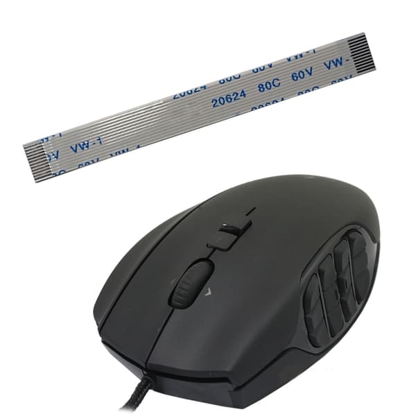 Fleksibelt PVC-musekabel til G600-musemodeller, fladt kabel