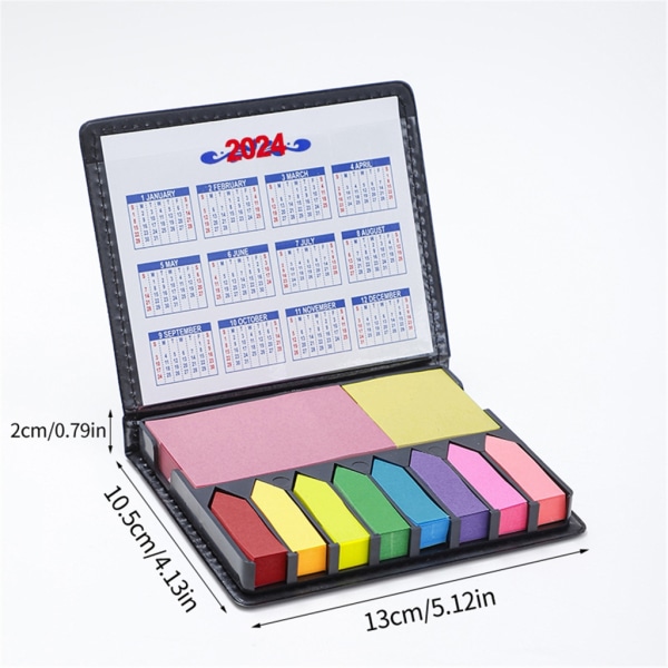 Sticky Notes Set Skrivbar Memo Pad Självhäftande Post Note Memo Stickers Kalender 2024 Memo Stickers for Office School null - 1