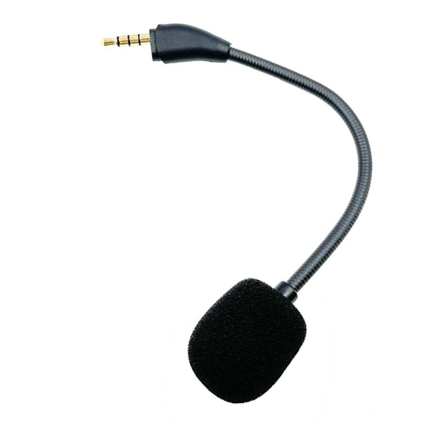 Hörlursmikrofonbom för Cloud III Headset 3,5 mm löstagbar mikrofon Perfekta tillbehör för konkurrenskraftiga spelare