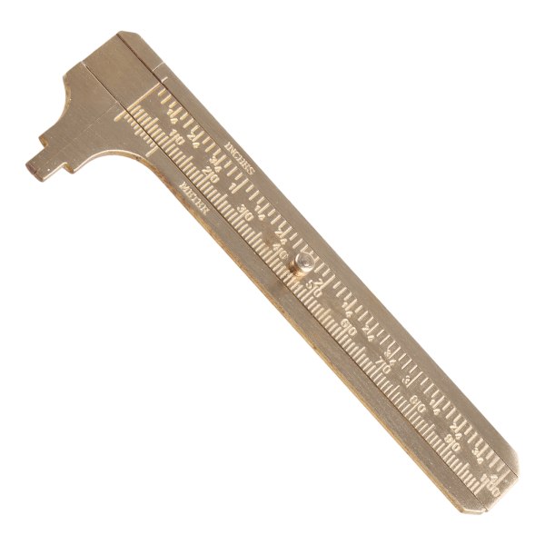 100 mm:n mittainen vernier mini messinki liukuva paksuusmittarin mittatyökalut helmilangalle