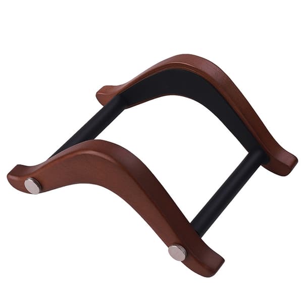 Justerbart Gitarrställ Trä Musikinstrument Display Rack Lätt att Använda