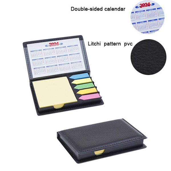 Självhäftande Post Note Sticky Note Set Kalender 2024 Skrivbar Memo Note Pad