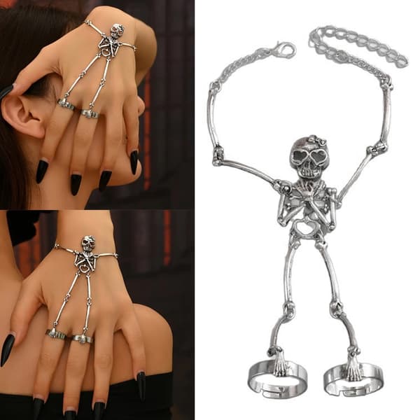 Gotisk Håndkæde Legering Håndled Smykker Mode Armbånd til Kostumefester