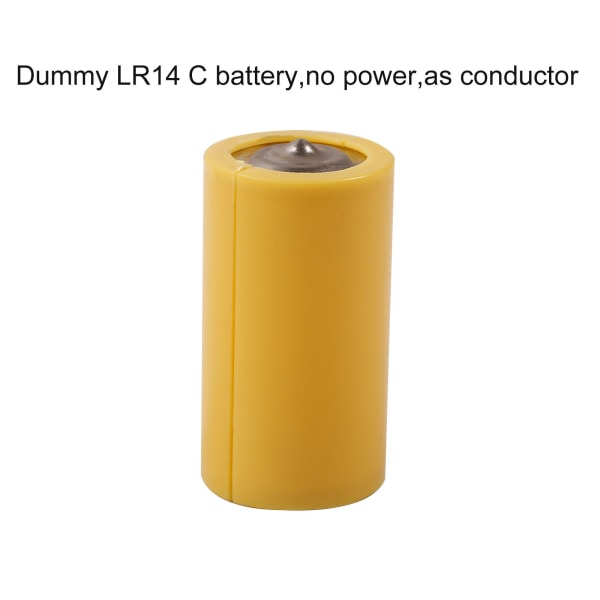 Återanvänd USB till C-batteri med LED-voltmeter Byt ut 1-5 st C-batterier