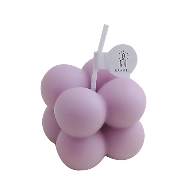Litet doftljus Minikub Bubbelformade vaxljus Aromaterapi för hemmets sovrum Bröllopsfestdekoration