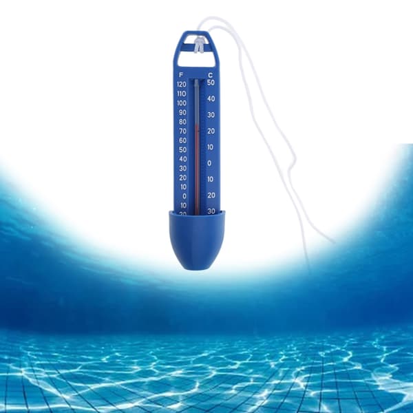 Badtermometer för Pool, Spa och Badkar -20~120℉ & -30~50℃ Blå