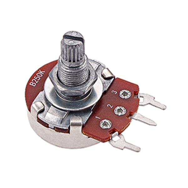 10 stk. B250K Guitar Lineær Taper Potentiometer Audio Taper Potentiometre