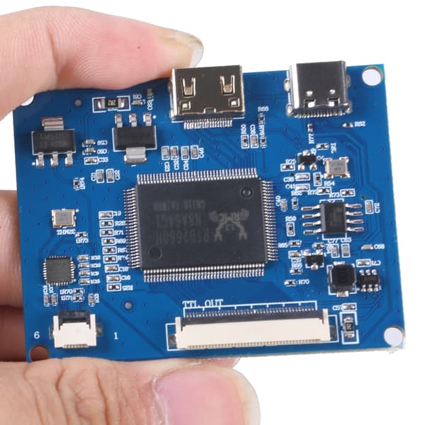 40pin 5\" LCD Skærm Controller Modul Board 1-Kanal 800x480