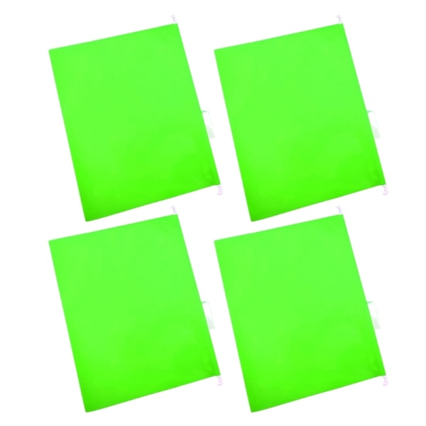 4 kpl Letter-kokoisia keskeytystiedostoja välilehdillä, tiedostojen luokittelutiedostokansio Green