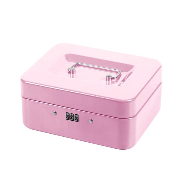 Protable Passord Locker Safe Home Shop Stål Mini Pengeboks Sikkerhet Kasse