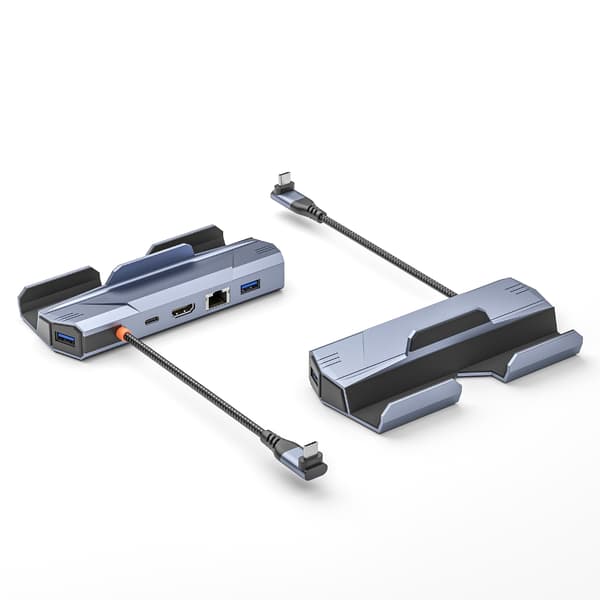 USB C Docking Løsning til SteamDeck og ROG med Flere Tilslutningsmuligheder