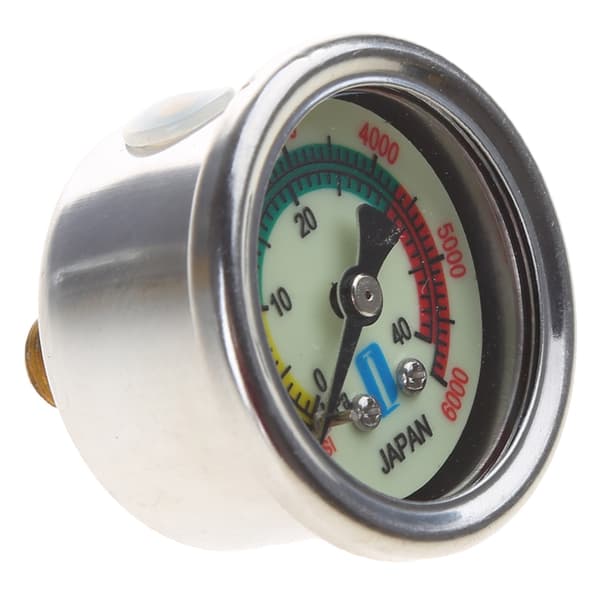 2\" Bassengfilter Trykkmåler Rustfritt Stål-Kasse 0-6000/ 0-40MPa