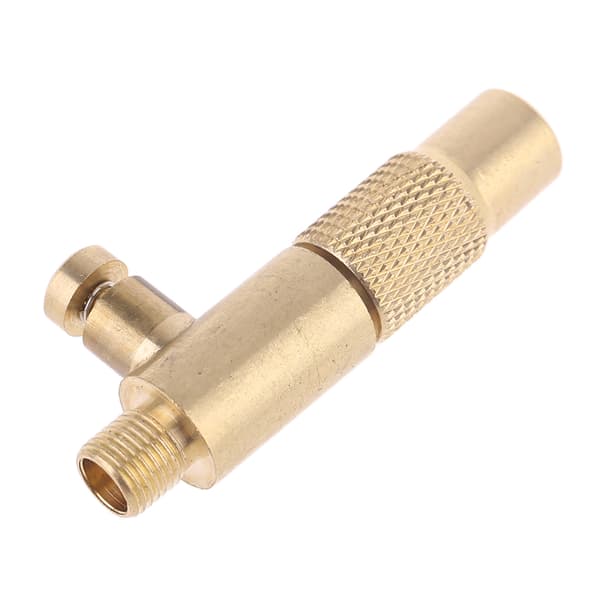 Dækventiladapter Messing Dækpumpe Kompressorpumpe Stik Tilbehør