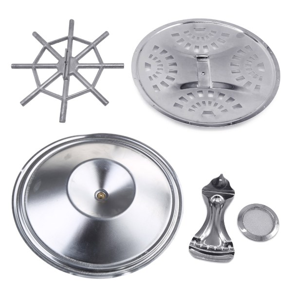 5-delad Dobro Resonator Gitarr Set Bro Ställ Soundhole Cover Resonator Tailpiece