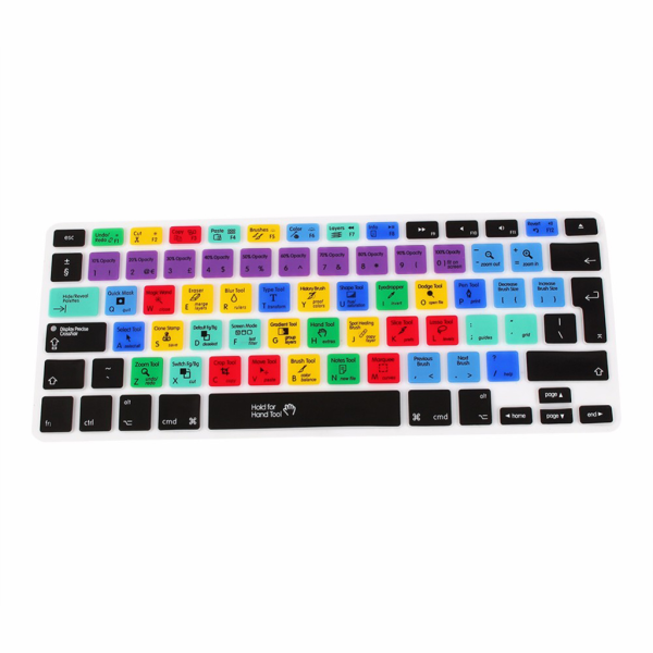 Adobe for Photoshop Shortcuts Keyboard Skin Hot Keys PS Keyboard Cover for M