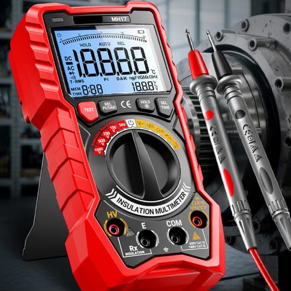 Digitalt multimeter transistor-tester elektrisk NCV-testmåler TrueRMS