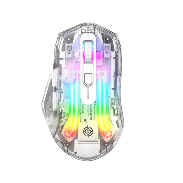 Wireless Mouse Gamer RGB Light 800-3600DPI Justerbar mus Bluetooth-kompatibel