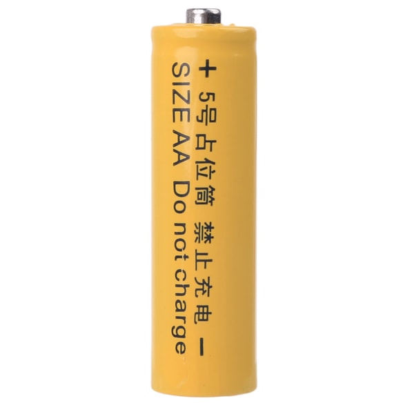 AA Dummy Fake Batterioppsett for Shell 14500 LR6 AM3 AA Størrelse Batteri Plassholder Sylinderleder